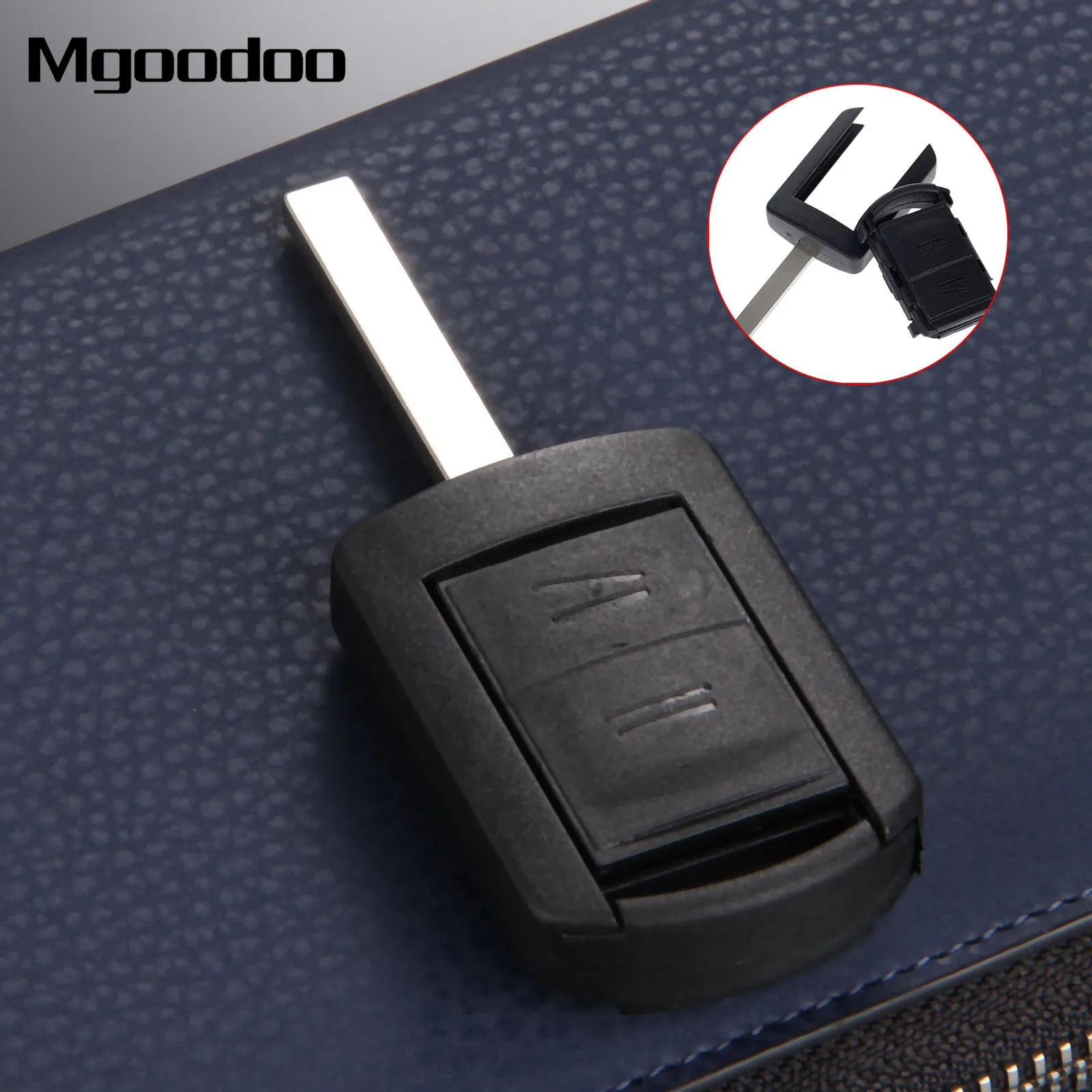 

Mgoodoo 2 Buttons Remote Key Case Fob Cover Uncut Blade For Opel Vauxhall Corsa Agila Meriva Combo Replacement Car Key Shell