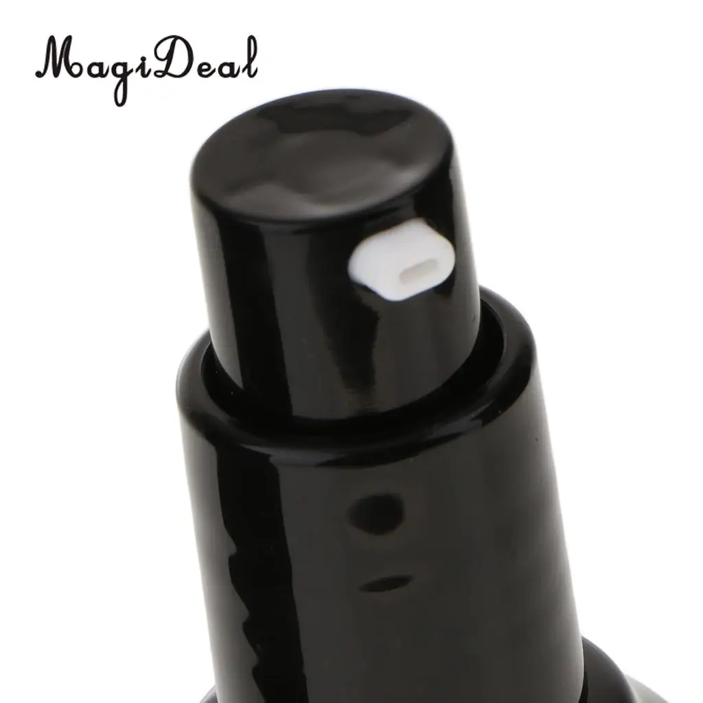 Empty Refillable Glass Container Makeup Cosmetic Face Cream Lotion Pump Bottle Jar Pot- 35ML