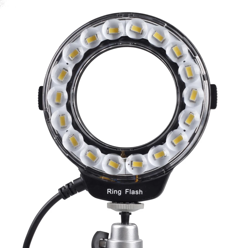 Spash RF 600E светодиодный светильник для макросъемки вспышка камеры Sony 18 шт. SMD