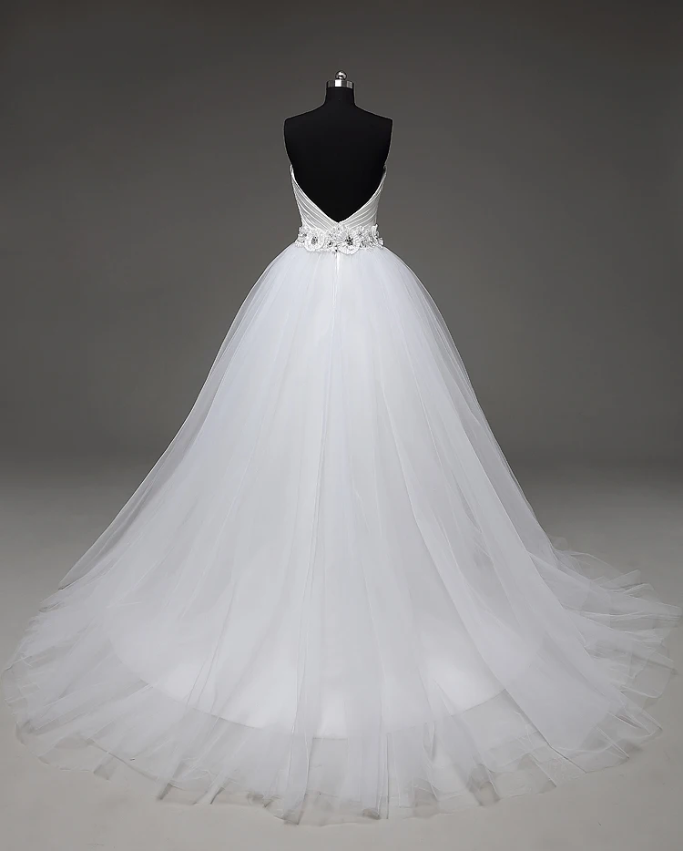 Vintage Sweetheart Tulle Princess Wedding Dress