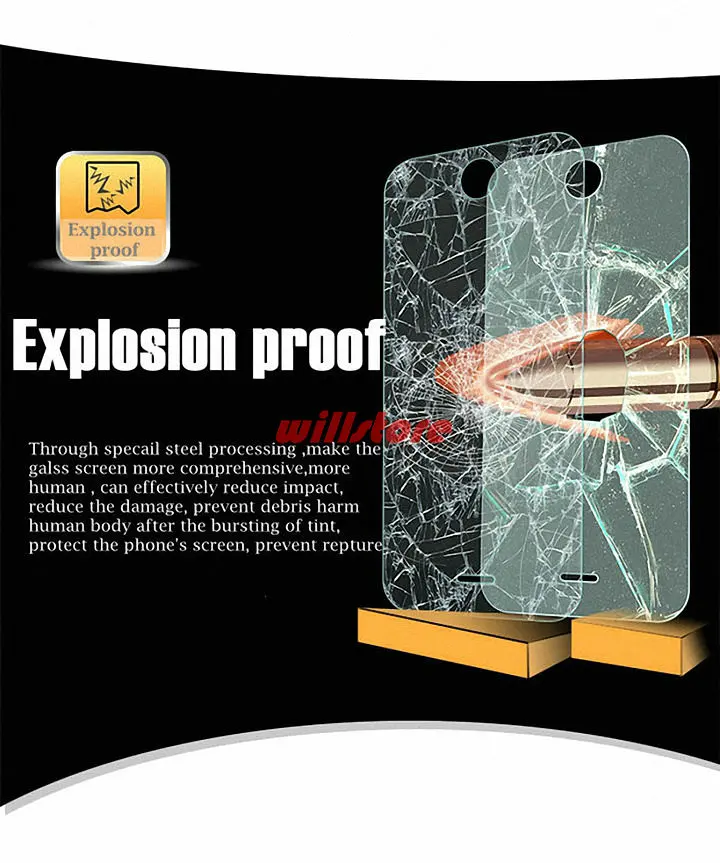 9H Tempered Glass Screen Protector CASE for Alcatel One Touch Pop 2 3 D3 D5 S7 S9 Flash 2 /Pixi 3 3.5 4.0 4.5 5.0 5.5 GLASS Film