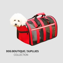 S/M/L Портативный Путешествия собака сумка Открытый кошки сумки складной дышащий щенок переноски сетка плечо Лето животные Продукты