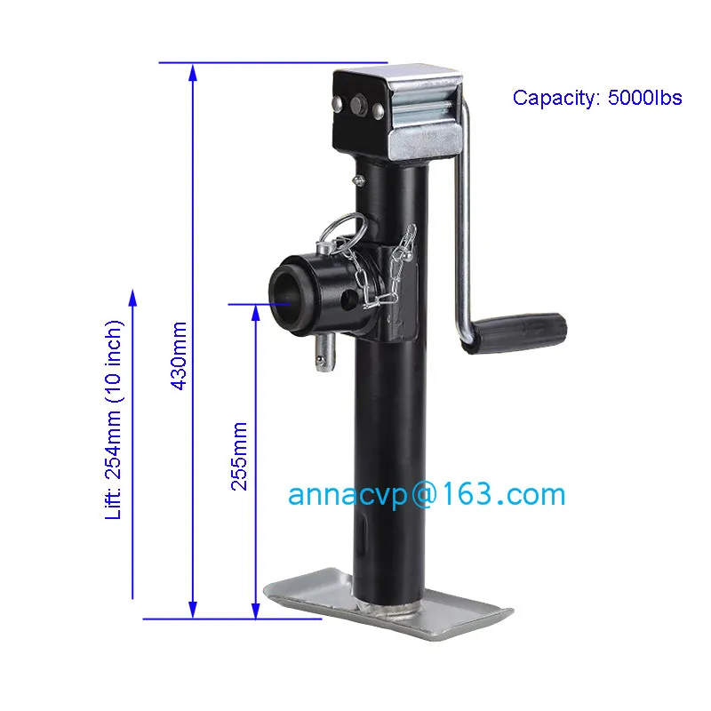 trailer jack, trailer jack stand drop legs, trailer parts 1