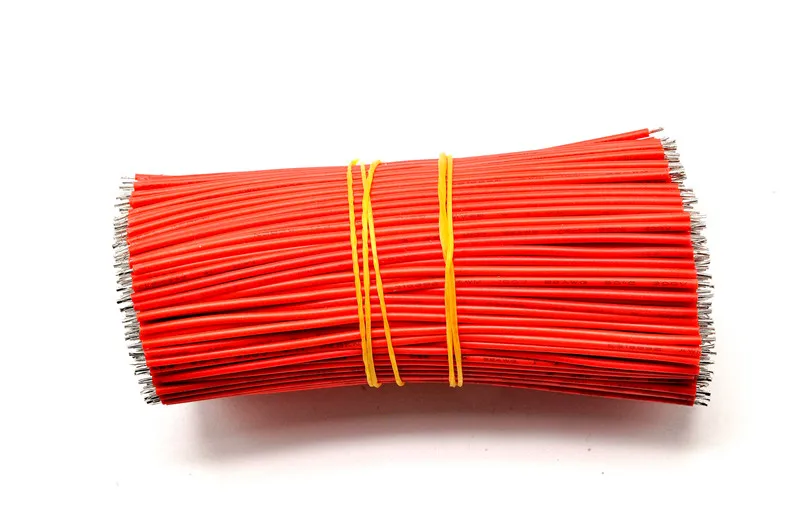 100 шт./лот кабель для пайки ПП 24AWG 10 см Fly Перемычка кабели олова проводящие провода