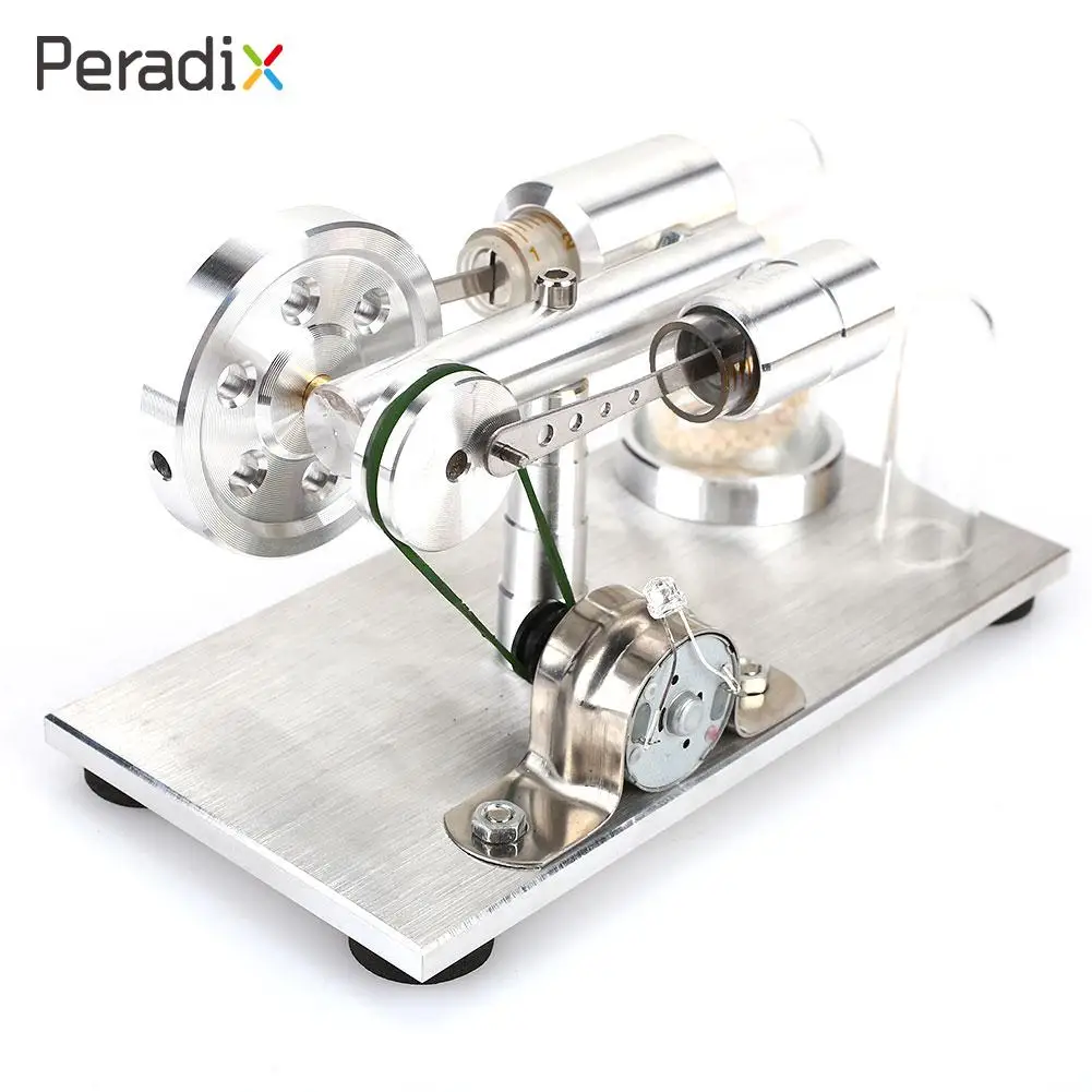 

Hot Air Engine Engine Motor Stirling Physical Model Generator External Combustion Perpetual Toys Edcuational Alloy Children Toy