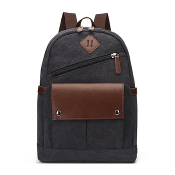 

Casual Canvas Backpack Retro Student Back Pack Travel Simple Art Laptop Bag Girls Boys School Bags Couple Bagpack 2019 mochilas