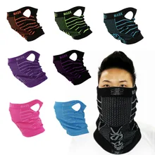 Новинка Летние виды спорта на открытом воздухе Тканевая маска для лица многофункциональный головной убор шарф-труба маска головной убор