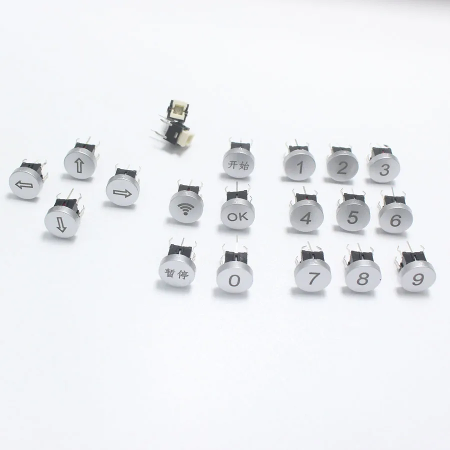 2 шт. светодиодный Круглый циферблат 12 в 50 мА 0 ~ 9 дюймов|cap switch|cap button switchcap cap |