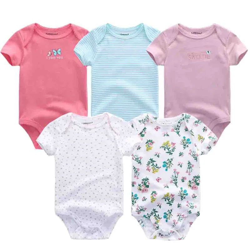 2018 Roupa de bebe Единорог унисекс Одежда для новорожденных девочек маленьких