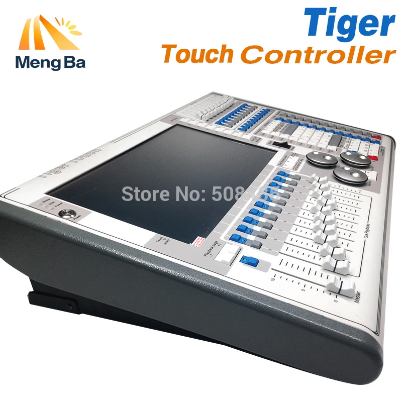 

MengBa Digital Tiger Touch Titan 10.1/10.0/9.1V Screen DMX Lighting Console Controller For Stage Lighting DJ with Flight Case