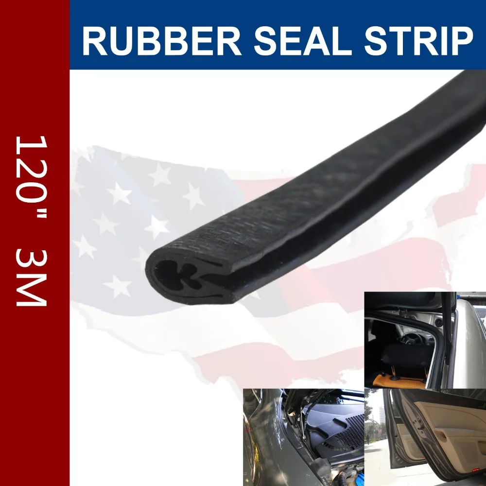 Black Rubber Edge Trim Caravan Trailer Camper Pillar ...