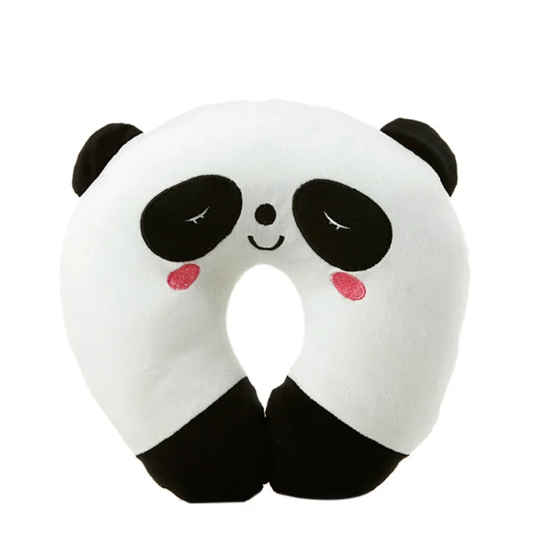 

12 styles U-shaped Plush Pillow Cute Travel Pillows for Neck Protection Cartoon Animal Car Headrest Doll New