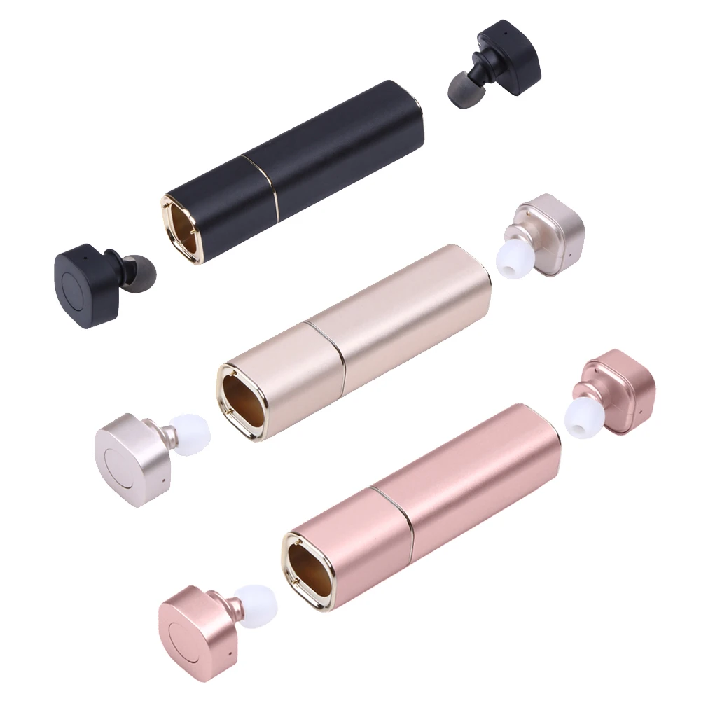 

Mini Wireless Megnetic Bluetooth Twins Stereo In-Ear Headset Earphone Earbuds Headset intelligent Headset