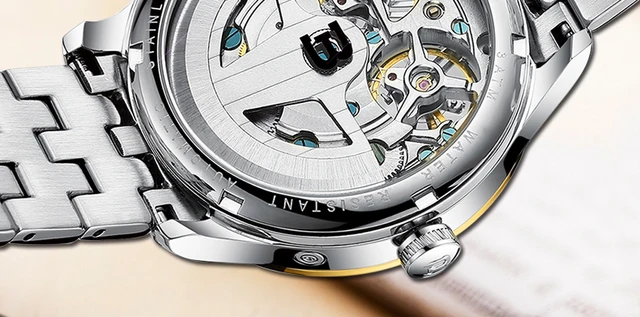 Podwójne Tourbillon Szwajcaria zegarki BINGER Original mężczyźni automatyczny zegarek Self-Wind Fashion Men mechaniczny zegarek na rękę skóra tanie tanio Mechanical Wristwatches 13mm Complete Calendar Moon Phase Water Resistant Skórzane Okrągłe Leatherette 3Bar B-8606B Hardlex Podwójne Tourbillon Szwajcaria zegarki BINGER Original mężczyźni automatyczny zegarek Self-Wind Fashion Men mechaniczny zegarek na rękę skóra tanie tanio Mechanical Wristwatches 13mm Complete Calendar Moon Phase Water Resistant Skórzane Okrągłe Leatherette 3Bar B-8606B Hardlex