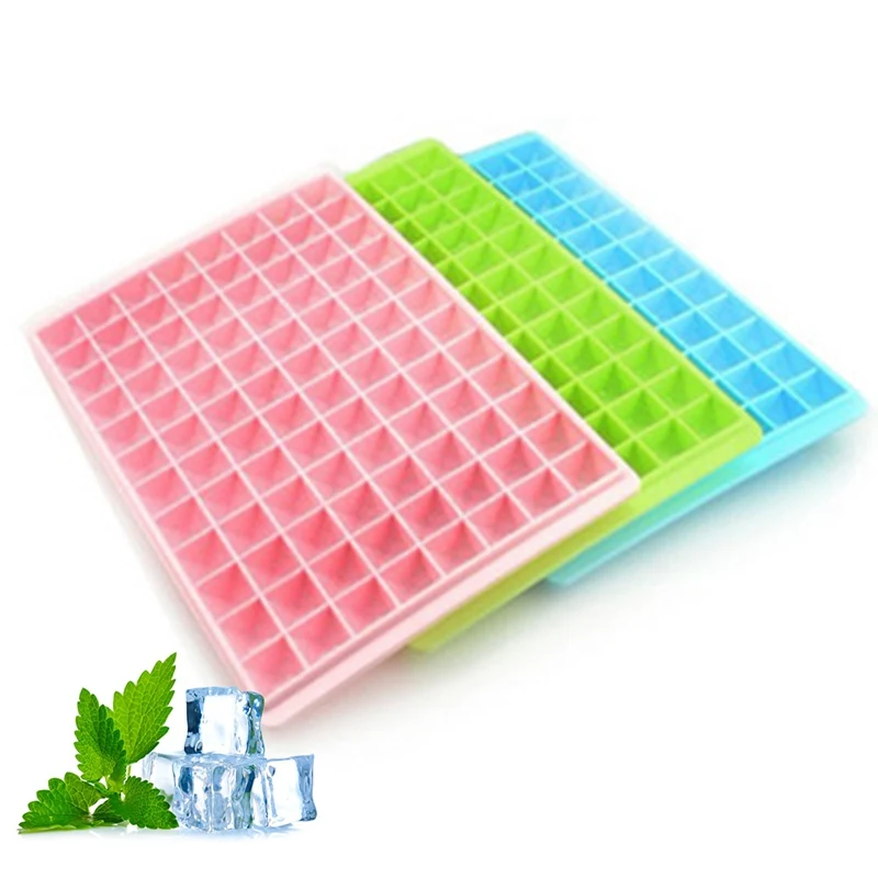 Многоразовые 96-Cubes замораживание квадратный Кубик льда лоток форма для заморозки льда прессформы для бутылки воды конфитюр шоколад формы для печения случайный цвет
