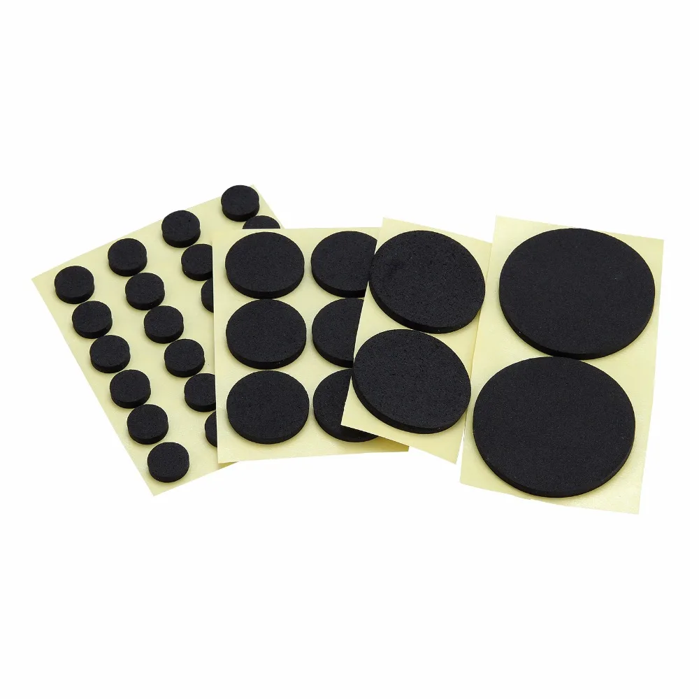 black Round single sided Foam Pad Strong Adhesive Force Acrylic Foam