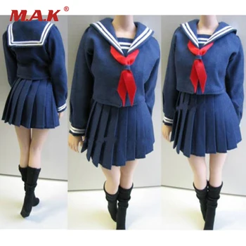 

Full Set Clothing 1/6 Female Students School Uniforms and Stockings Without Figure and Body for 12 Inches Bodies Figures