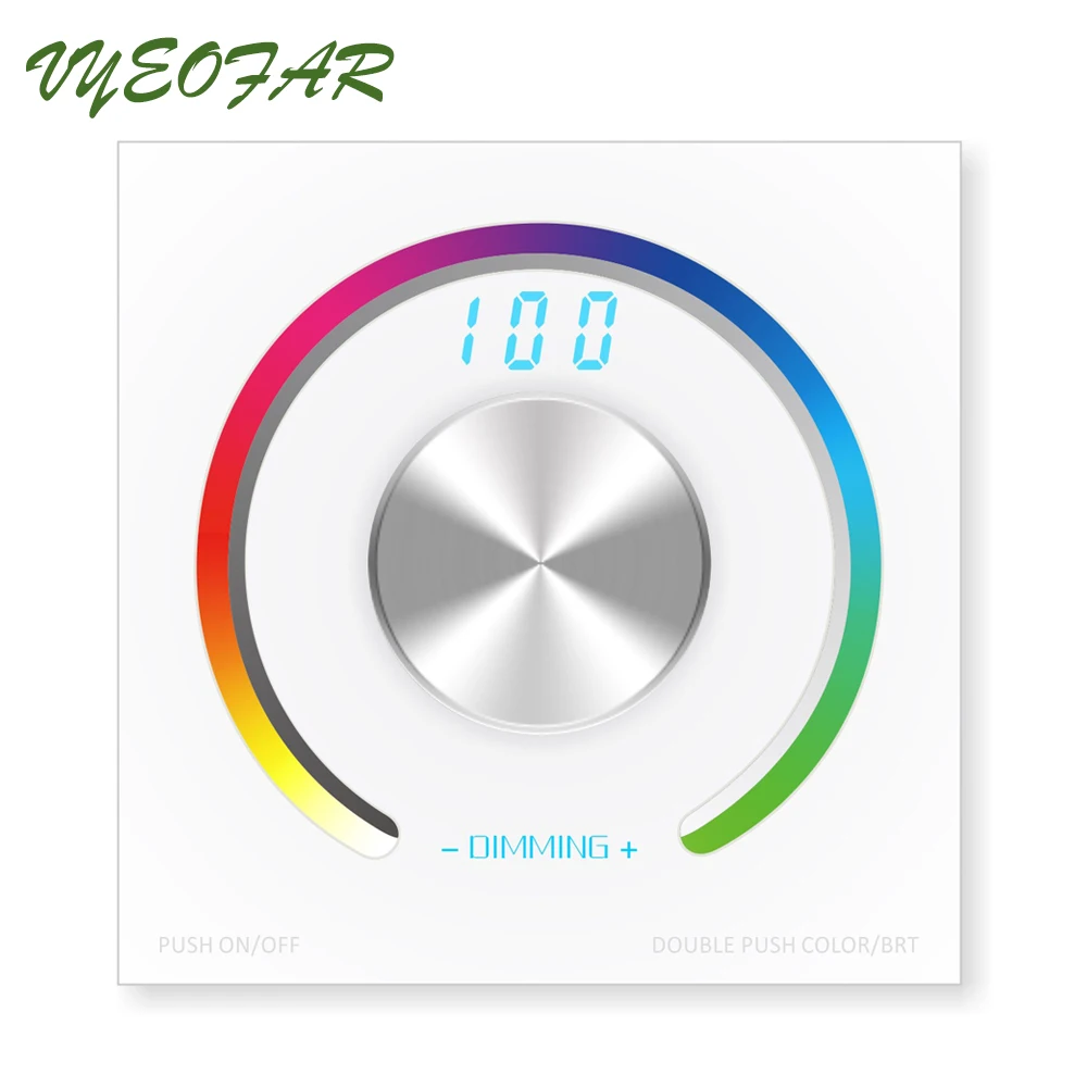 Новый контроллер светодиодной RGB ленты DC 12 В вход 4A 3 канала 144 Вт Выход настенный