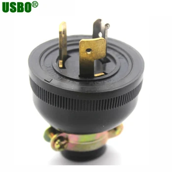 

America 250V 30A 3 pole NEMA us Anti-off industry DC Female power converter plug inline wire connector