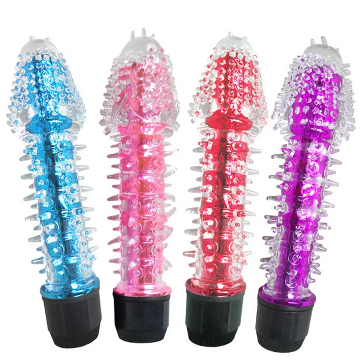 Finon 10 Speeds Colorful Tpr Bearded Didlo Vibrator Sex -2662