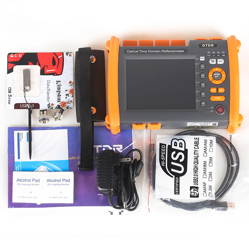 NOVKER NK5600 однорежимный OTDR 30/32dB 1310/1550nm с VFL оптический источник света|Оптоволоконное