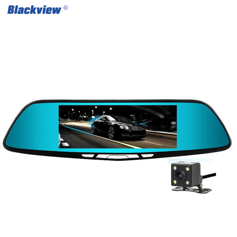 Blackview HS930C Car DVR Camera Recorder 7 Inches HD 1080P Screen Dual Lens Rear view Camera 170