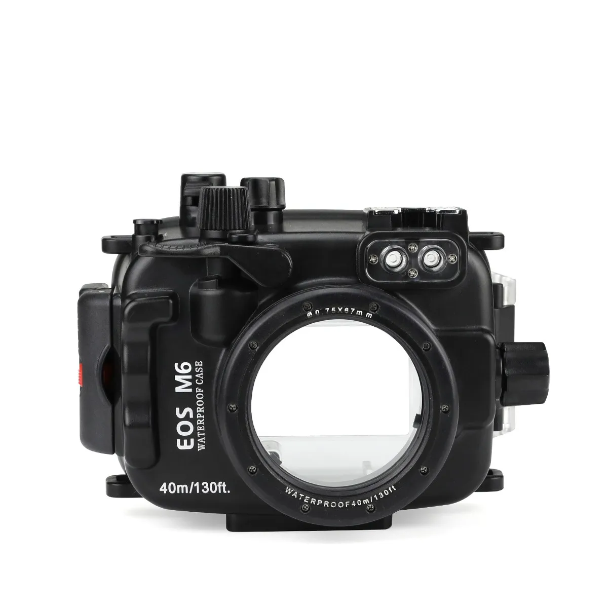 SeaFrogs 40m/130ft Underwater Diving Camera Housing Case For Canon EOS