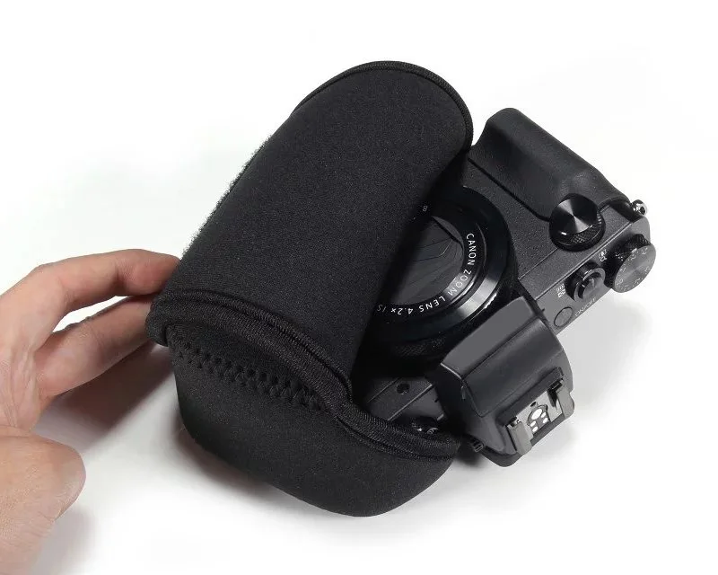 Неопреновый чехол для фотокамеры чехол зум-объектив для Canon powershot G12 G11 G15 G16 G5 X G9 G10 SX130 SX150 SX160 SX170IS камера чехол защитный чехол
