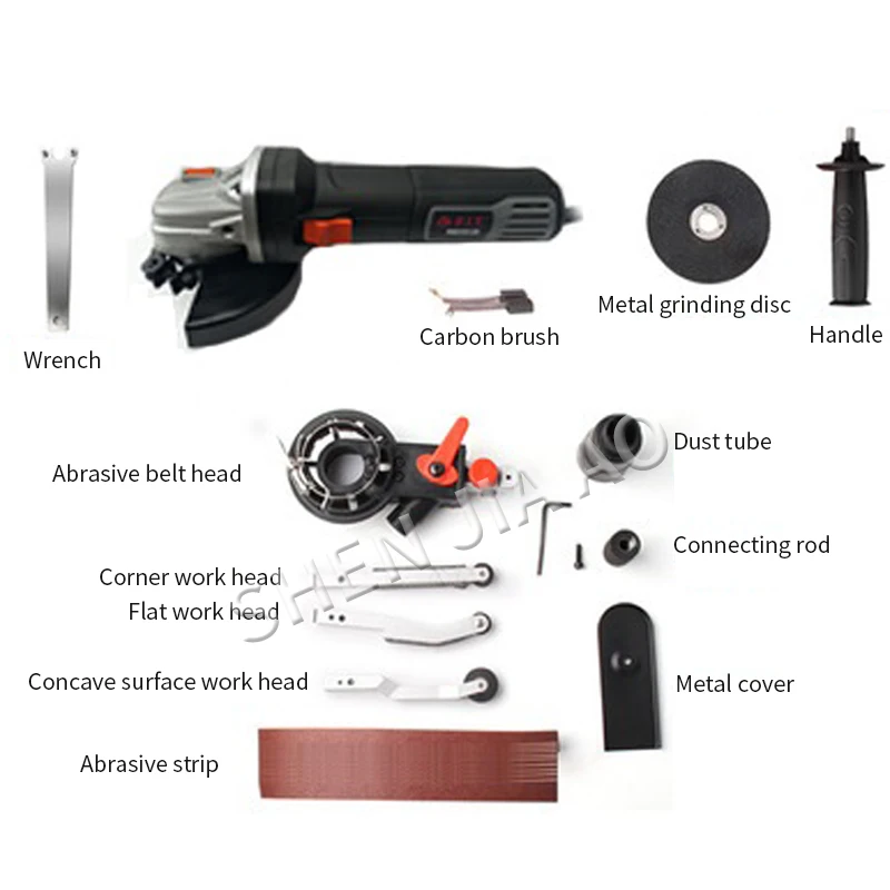 Idalinya Angle Grinder 10mm Air Belt Sander 16000rpm Pneumatic Polishing Grinding Machine Tools Idalinya Angle Grinder 10mm Air Belt Sander 16000rpm Pneumatic Polishing Grinding Machine Tools