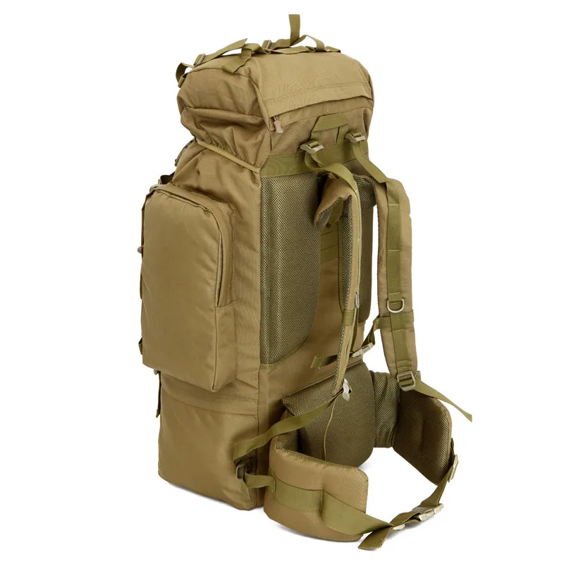 Mochilas à Prova Bolsas de Acampamento 100l ao ar Livre Grande Capacidade Tático Escalada Dnylon Água Náilon Viagem Esporte Caminhadas Masculino Mod. 1257282 16 Cheap Mochilas escal.