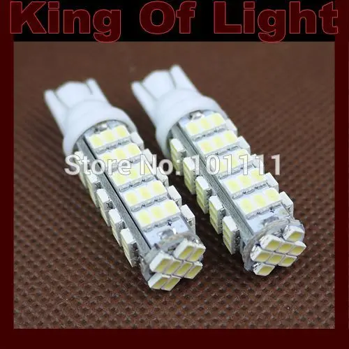 60X Car Auto LED T10 194 W5W 68 led smd 3020 68SMD Wedge LED Light Bulb Lamp White