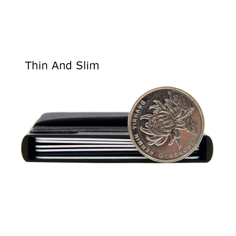 BONAMIE Hot ! Credit Card Holder Case Aluminum Wallet With Elasticity Back Pocket RFID Thin Metal Wallet Business ID Card Holder BONAMIE Hot ! Credit Card Holder Case Aluminum Wallet With Elasticity Back Pocket RFID Thin Metal Wallet Business ID Card Holder