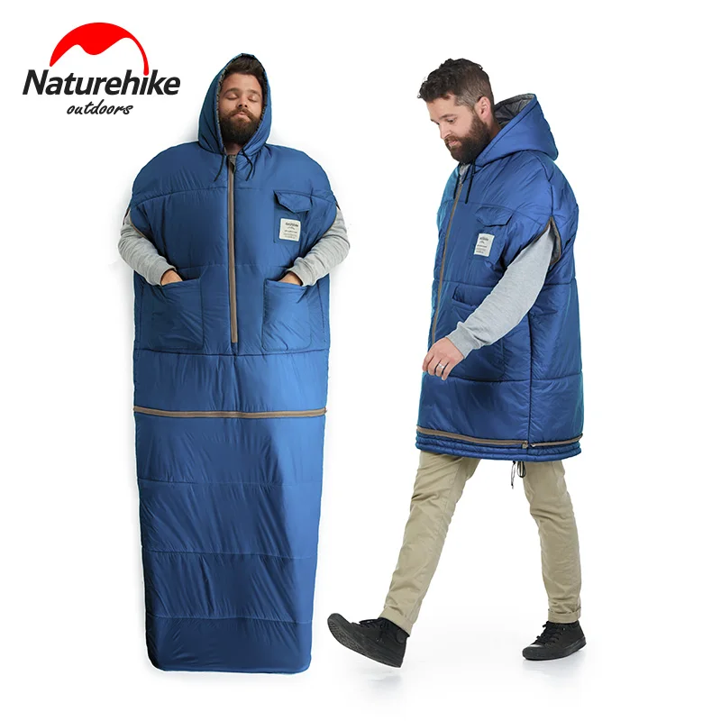 Jacket Style Removable Mummy Sleeping Bag 380T Nylon Waterproof Filling