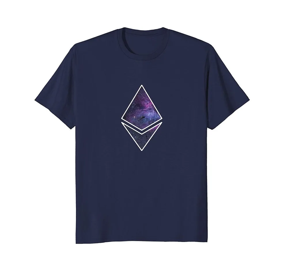 Ether Deep Space Diamond Футболка | распространение Eth Love 2019 Slim Fit для мужчин Hipster О-образным вырезом популярные Топы сделать мой собственный футболка