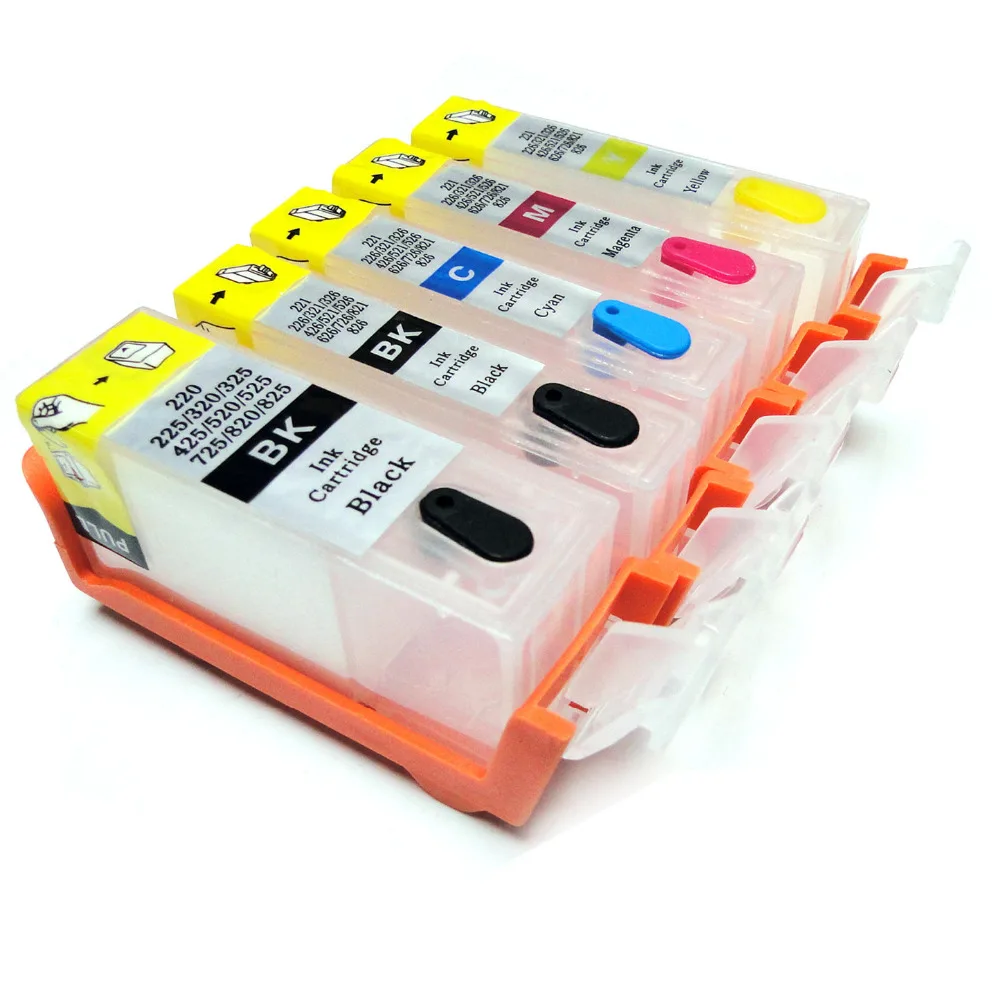 YOTAT Refillable PGI 425 CLI 426 ink cartridge for Canon PIXMA MG5240 MG5140 MG5340 IP4840