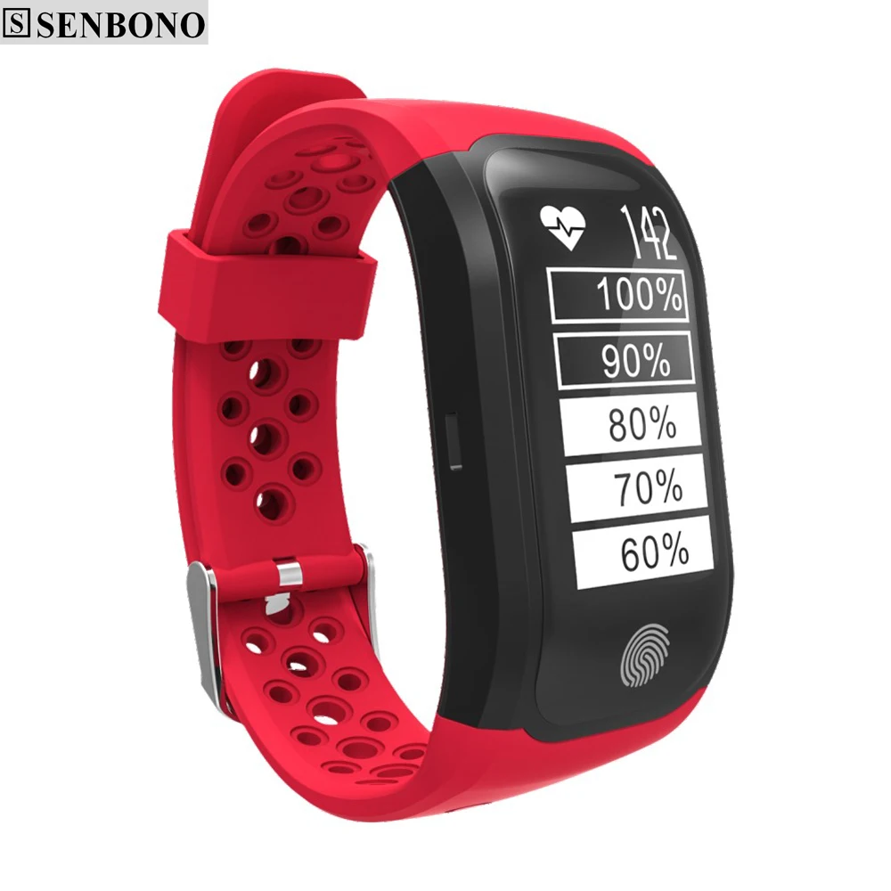 SENBONO S908 Bluetooth GPS трекер Браслет IP68 водонепроницаемый смарт браслет монитор