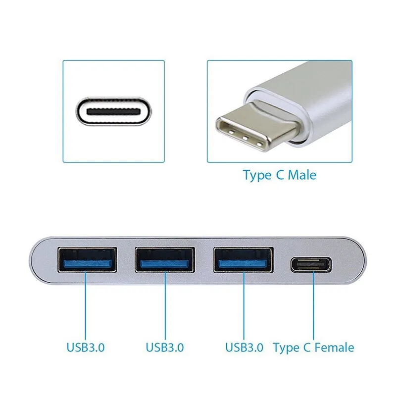 4 в 1 USB 3 0 адаптер для Macbook 5 Гбит/с|Кабели VGA| |