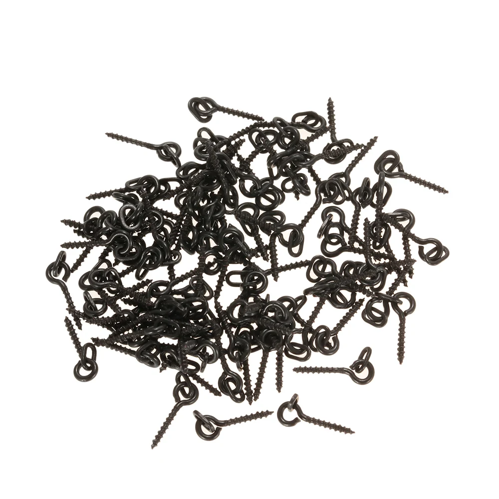 Buy 100pcs 14mm Boilies Bait Screws with Oval Link