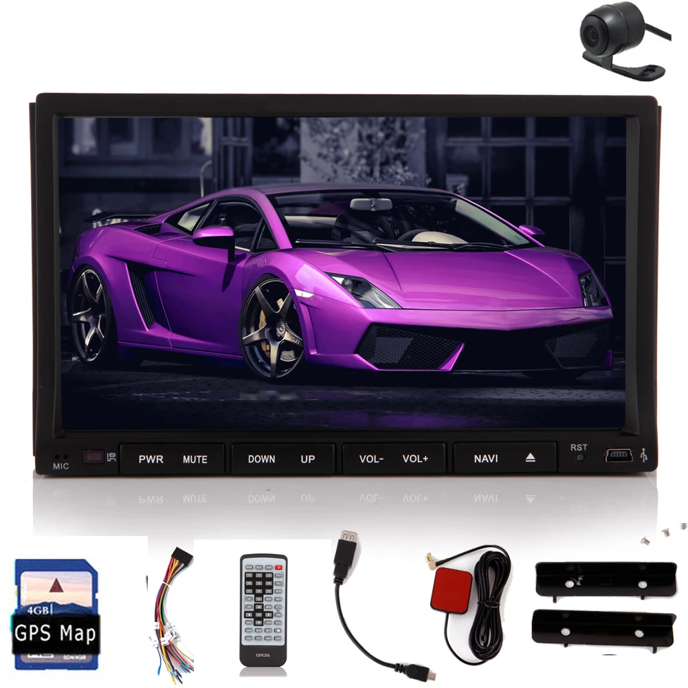 Perfect Autoradio win8 3D Car DVD Player CD Video Radio MP3 FM MP5 Stereo 8GB GPS Map EQ System MP4 2 Din Audio Receiver 14