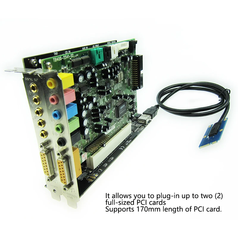 Mini PCIe-Dual PCI 32 бит адаптер PCI express Мини карта для PCI контроллер звуковая карта сеть и видеокарта ноутбук