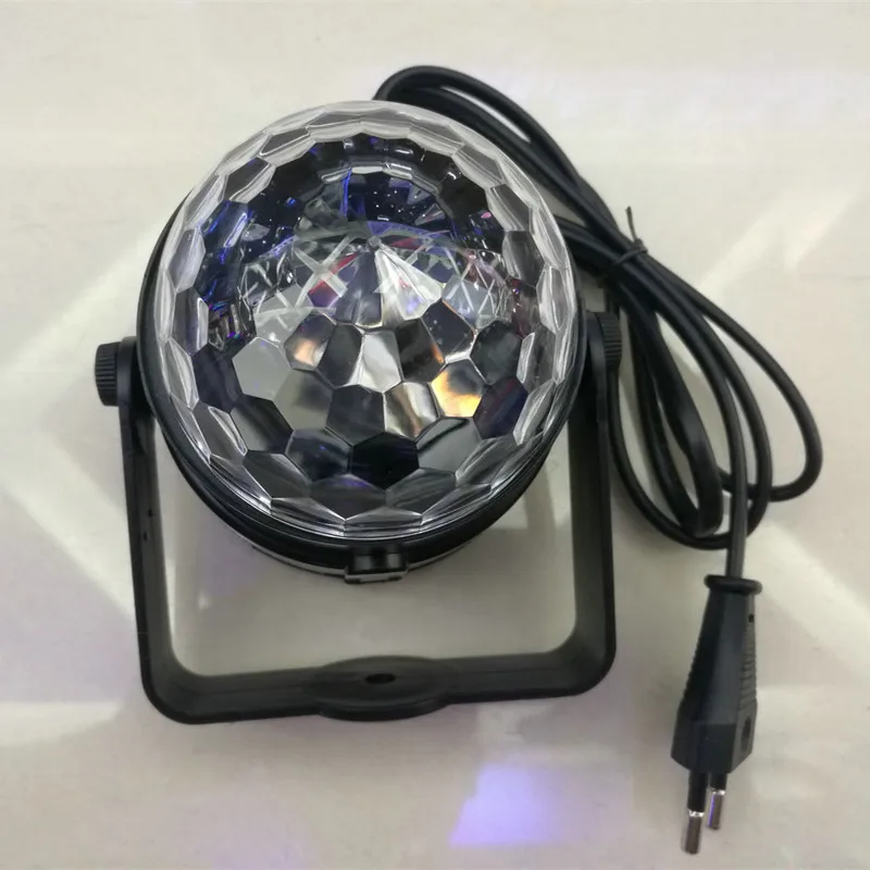 Mini RGB Stage Lighting effect Lamp Light DJ Disco Ball Lumiere 3W Sound Projector  Music Christmas KTV Party