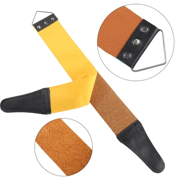 

Random Color! 1 Pcs Professional Salon Leather Sharpening Canvas Strop for Barber Open Straight Razor Sharpening Shave