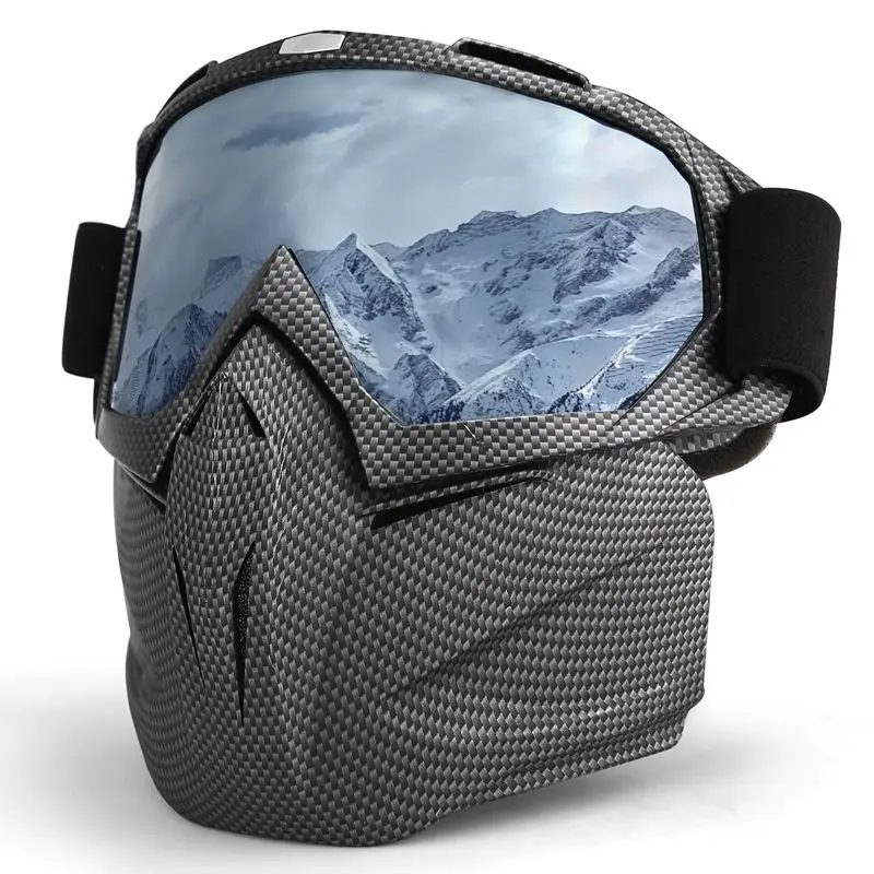 INBIKE лыжные очки, маска, зимние очки, UV400, очки для сноуборда, ветрозащитные лыжные очки, лыжная маска, съемные лыжные очки - Цвет: Серый