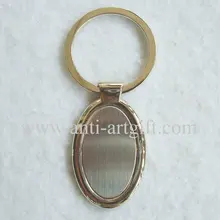 Индивидуальный цинковый брелок для рекламного подарка лазер гравировать ваш логотип