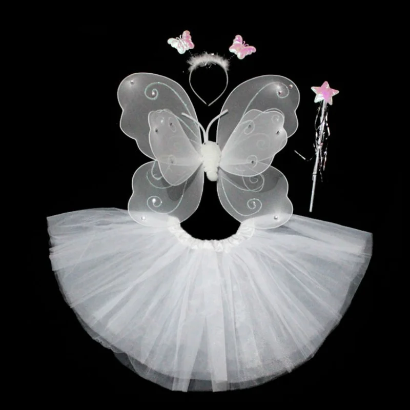 Download 4pcs/set Children Double Layer Butterfly Angel Wings ...