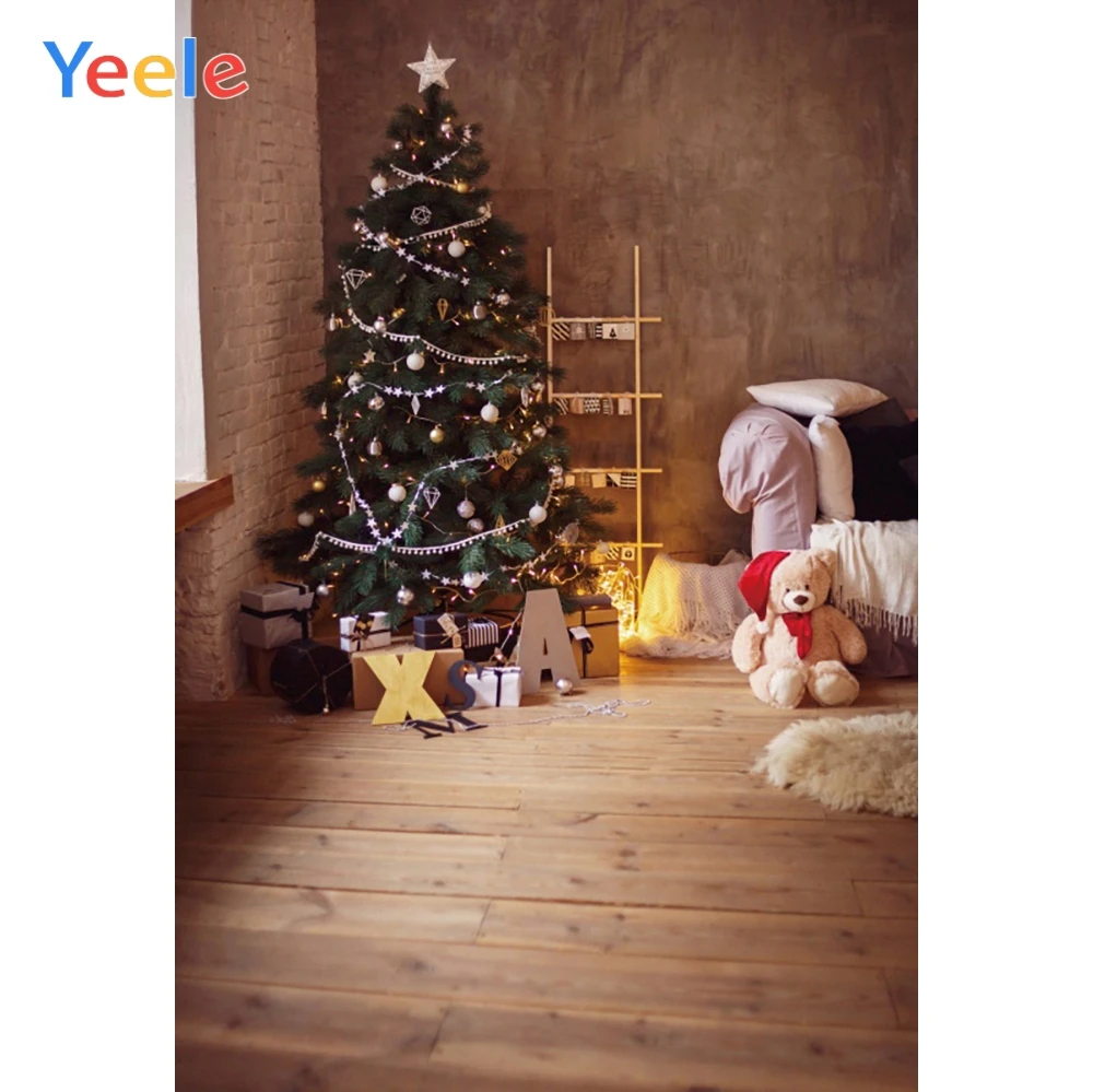 

Yeele Photography Backdrops Dreamy Interior Baby Room Beer Christmas Tree Professional Photographic Backgrounds For Photo Studio