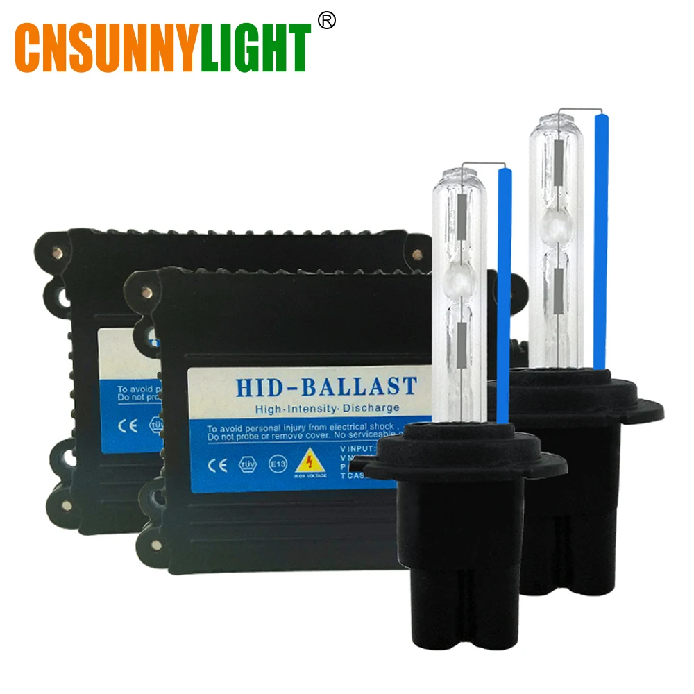 Тип СВЕТОДИОДА направленного света CNSUNNYLIGHT-комплект для переоборудования ксенона hid 35 Вт H1 H3 H7 H8 H10 H11 H9 9005 9006 HB3 HB4 лампа W/тонкий балласт блок для автомобильных фар