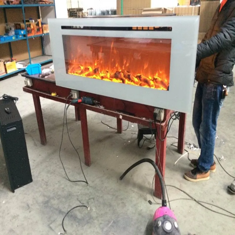 

hot sale wall mounted/recessed electric fireplace length 1520mm with white color or black color