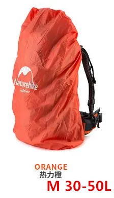 Naturehike высокое качество 20L-70L рюкзак дождевик сумки для кемпинга альпинизма водонепроницаемый Открытый Путешествия Аксессуары Упаковка Чехол - Цвет: M Orange