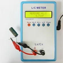 LC200A ручной L/C метр инструмент для измерения емкости и индуктивности LC-200A мультиметр